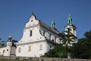Fototapeta na wymiar Kościół na Skałce w Krakowie