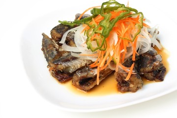 アジの南蛮漬け