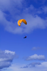 Orange paraplane