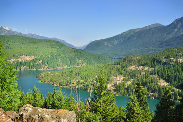 The Ross lake view