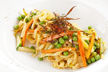 Pasta with vegetables