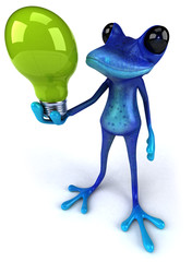 Blue frog