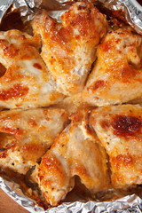 Chicken wings with sauce