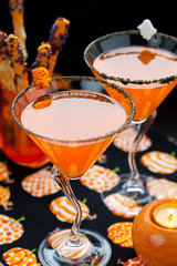 Halloween snack and drink