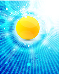 Vector blue shiny abstract background