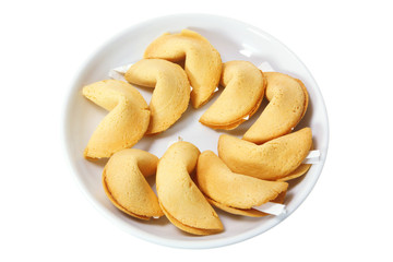 Plate of Fortune Cookies