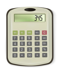 Vector illustration of business calculator.