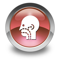 Red Glossy Pictogram 