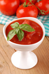 coppa con salsa pomodoro
