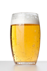 Fresh glass of beer