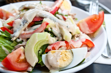 Delicious fresh salad