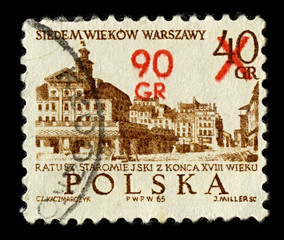 Postage stamp.