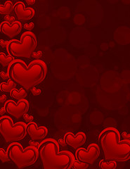 Red Heart Background