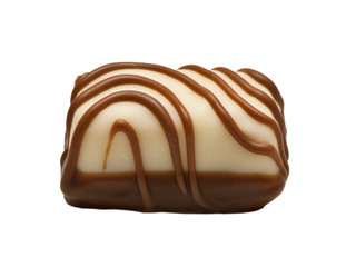 chocolate candy  isolated on white background