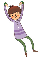 Close-up of boy sitting