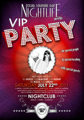 VIP Party Flyer