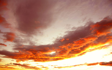 Fototapeta premium Sunset sky