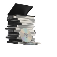 DVD/CDとケース（背景なし） - 34629727