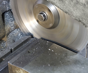 circular saw in close up