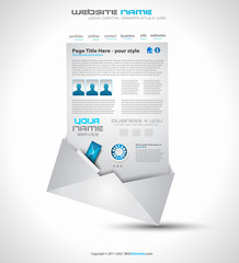 Postage high tech Website - Elegant Design