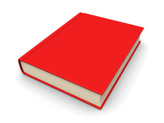 Book with a red cover