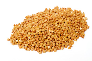 buckwheat on isolated background