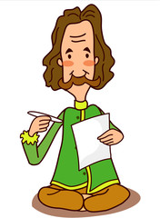 Close-up of man holding paper