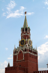 The Saviour (Spasskaya) Tower of Moscow Kremlin, Russia.