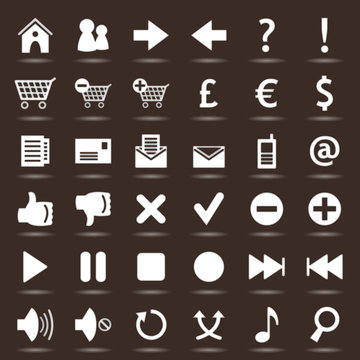 Ic&ocirc;nes blanches