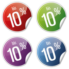 Button Rabatt Set - bis 10% prozent sparen reduziert