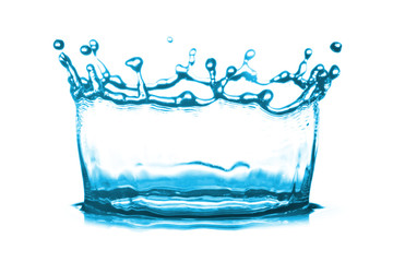 splashing water