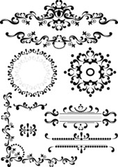 Decorative corner, border, frame.Graphic arts.