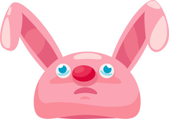 Illustration rabbit hat Vector File