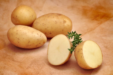 Raw Potatoes and Thyme