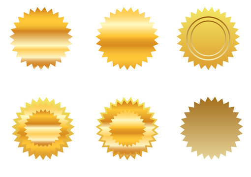 Gold Sticker Set