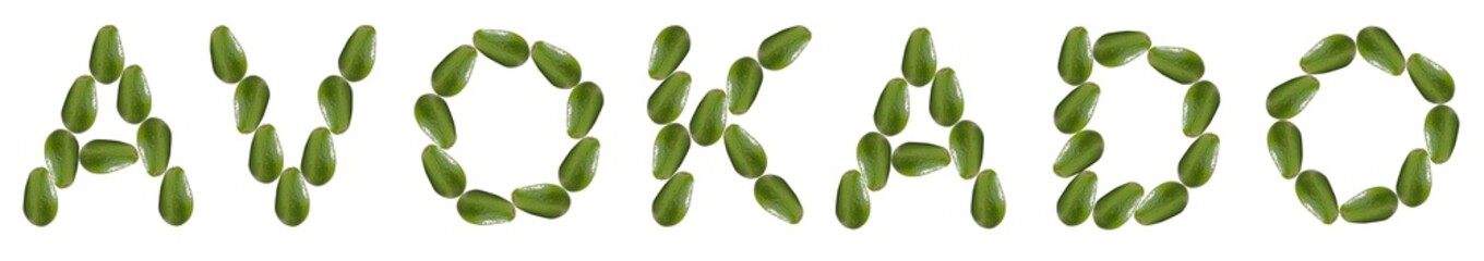 avokado,alphabet