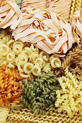 assortment of pasta