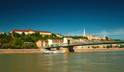 Fototapeta na wymiar Nice view on Budapest, Hungary
