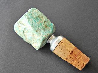 Flaschenkorken mit T&uuml;rkis