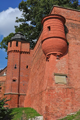 Wawel Castle in Crakow - old  wall