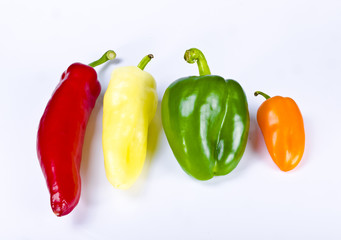 verschiedene Paprikasorten