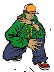 Close-up of man sitting