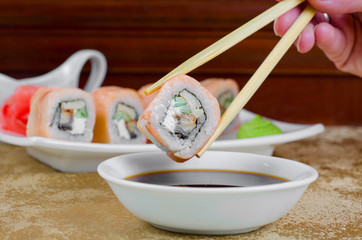 the sushi
