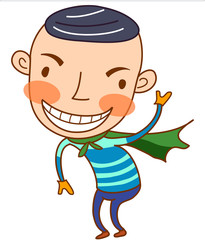 Close-up of boy smiling