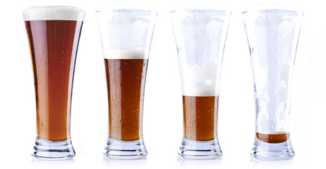 Drinking a fresh beer