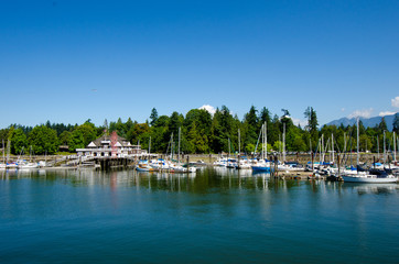 Fototapeta na wymiar Vancouver Marina