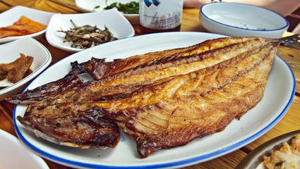 Grilled fish