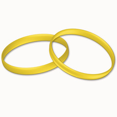 golden wedding rings