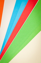 Colorful paper stripes