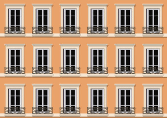 Fototapeta premium facade style